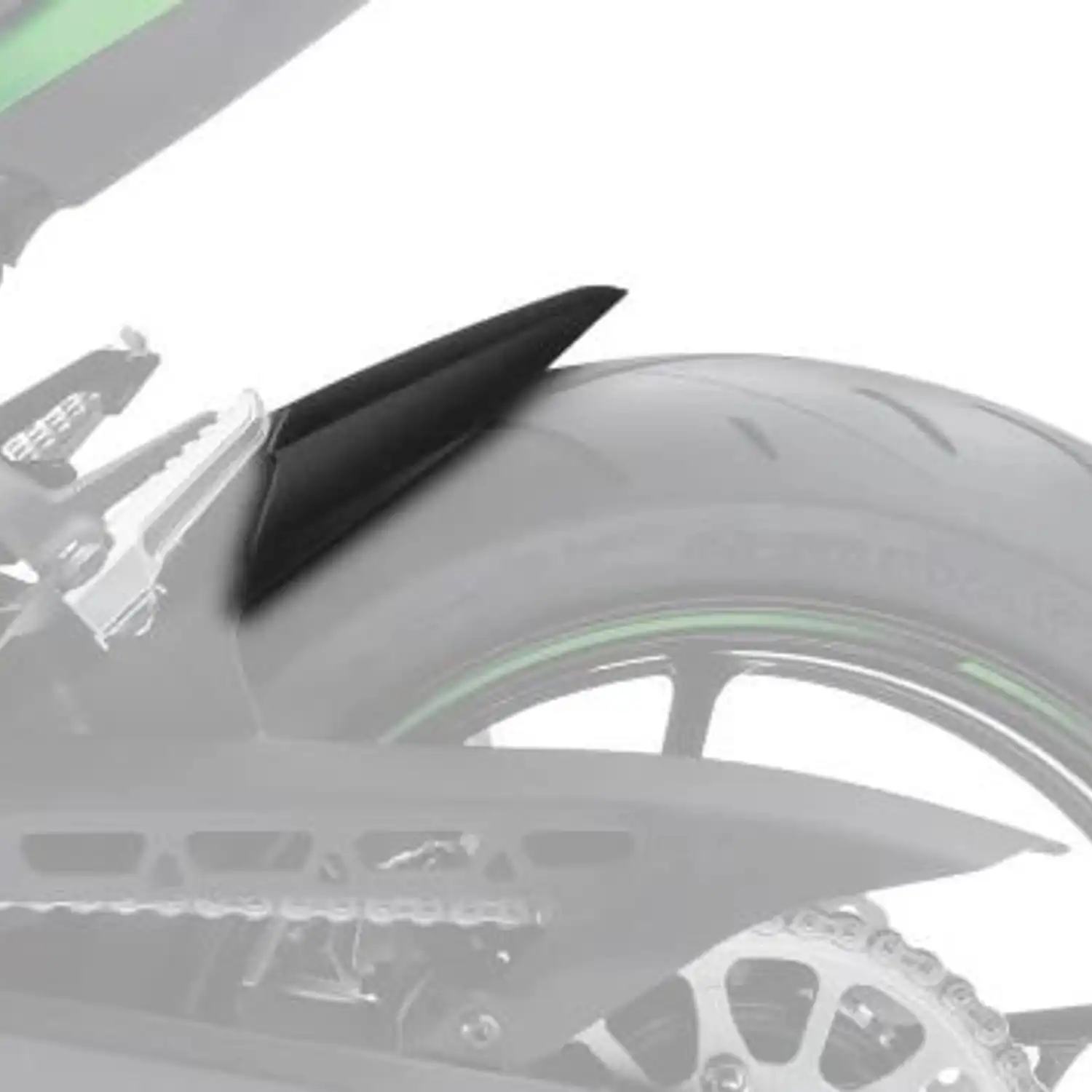 Hugger Extension Matte Black Kawasaki Z900 (RS) 