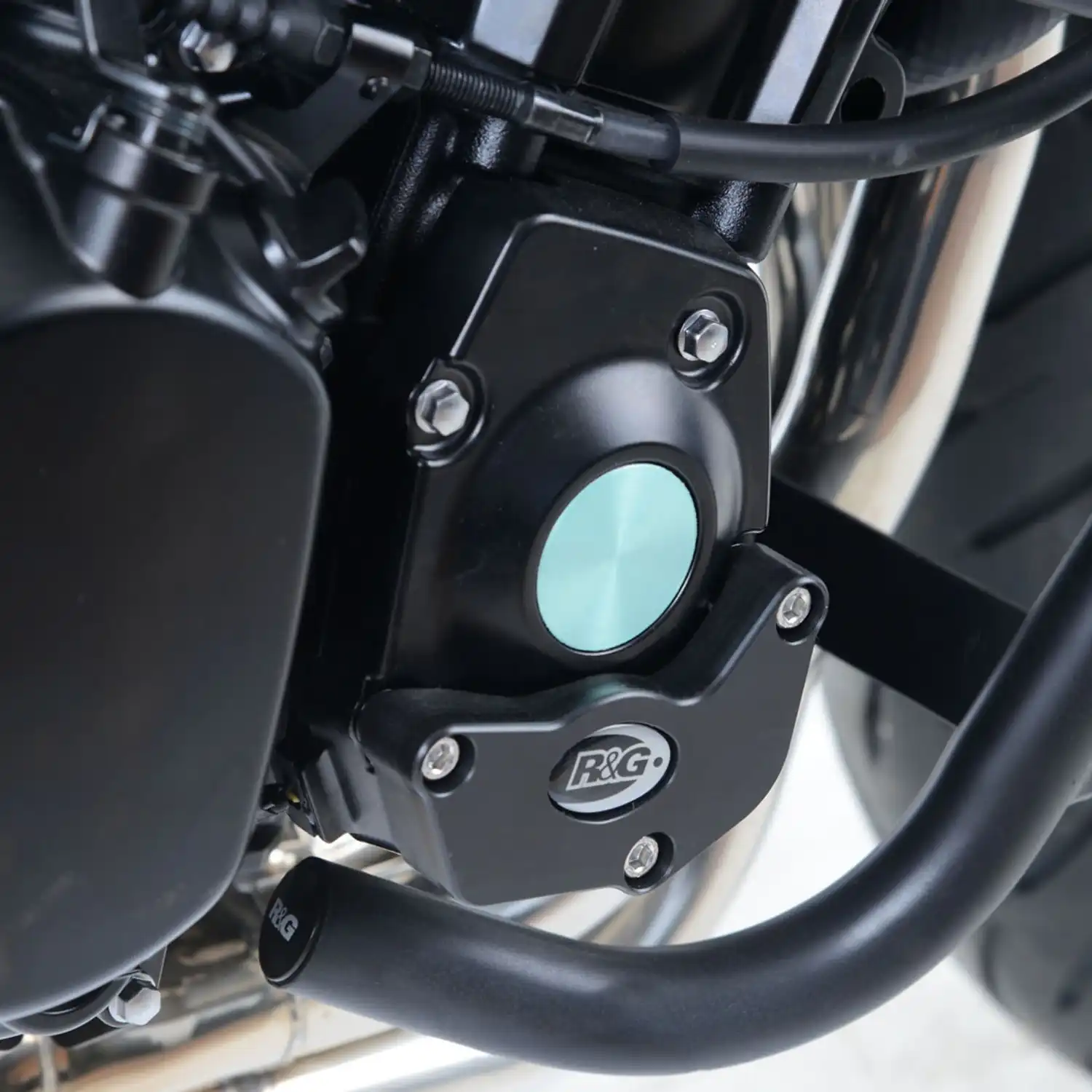 Engine Case Slider LHS Kawasaki R&G (ECS0047BK)