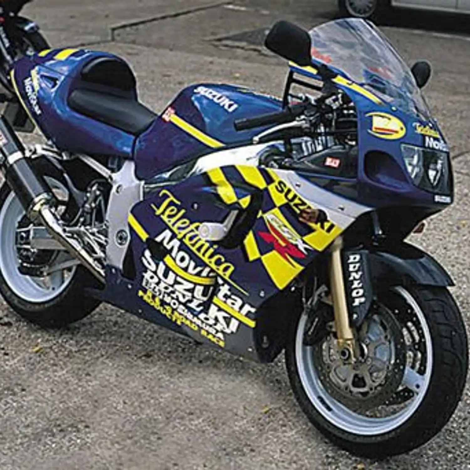 Crash Protectors Classic Style for Suzuki GSXR600 and the GSXR750 SRAD 1996 2000