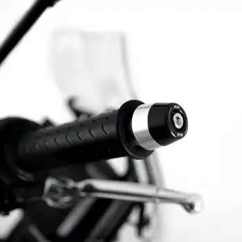 Bar End Sliders for the Aprilia RSV4 RR /RF '15- '24/RSV4 1100 '19- '24,Tuareg 660 '22-, Tuareg 660 Rally '25- , Honda CRF1100L ATAS '19-,Benelli TNT 125 '17- & Ducati Panigale V2 '20- '24