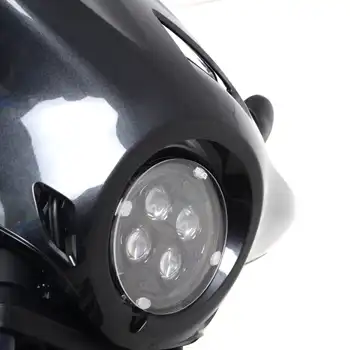 Headlight Shield for Honda CMX500 Rebel (S) '20-, CMX1100 Rebel (DCT) '21- & CMX1100T Rebel (DCT) '23- & Moto Morini Seiemmezzo SCR '22-