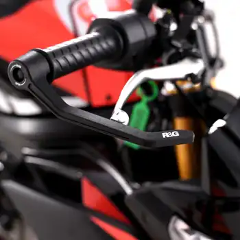 R&G Interlock Brake Lever Guard for Triumph Speed Triple 1200RR ’22-, QJMOTOR SRK 800 '25- , SRK 800 RR '25- , Aprilia Tuono 660 '25- & Tuono 660 Factory '25- 
