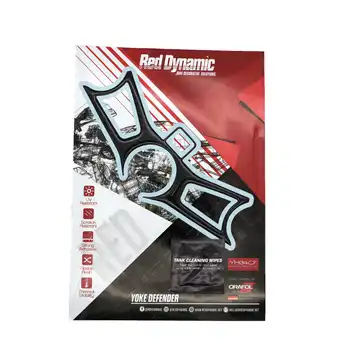 Red Dynamic Carbon Fibre Yoke Pad for the Honda CBR500R '19-