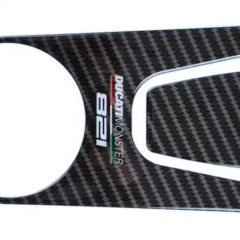 Red Dynamic Carbon Fibre Yoke Pad for Ducati Monster 821