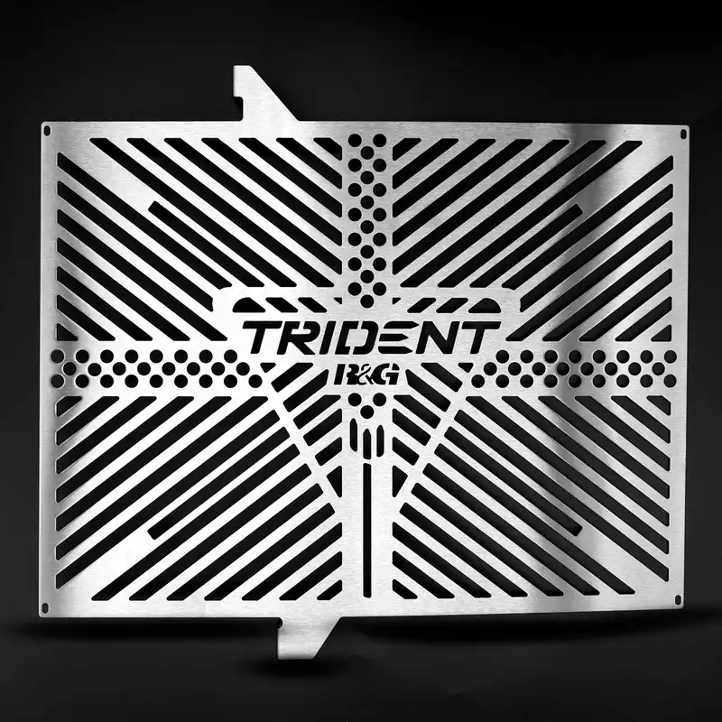 Branded Radiator Guards for Triumph Trident 660 '21-