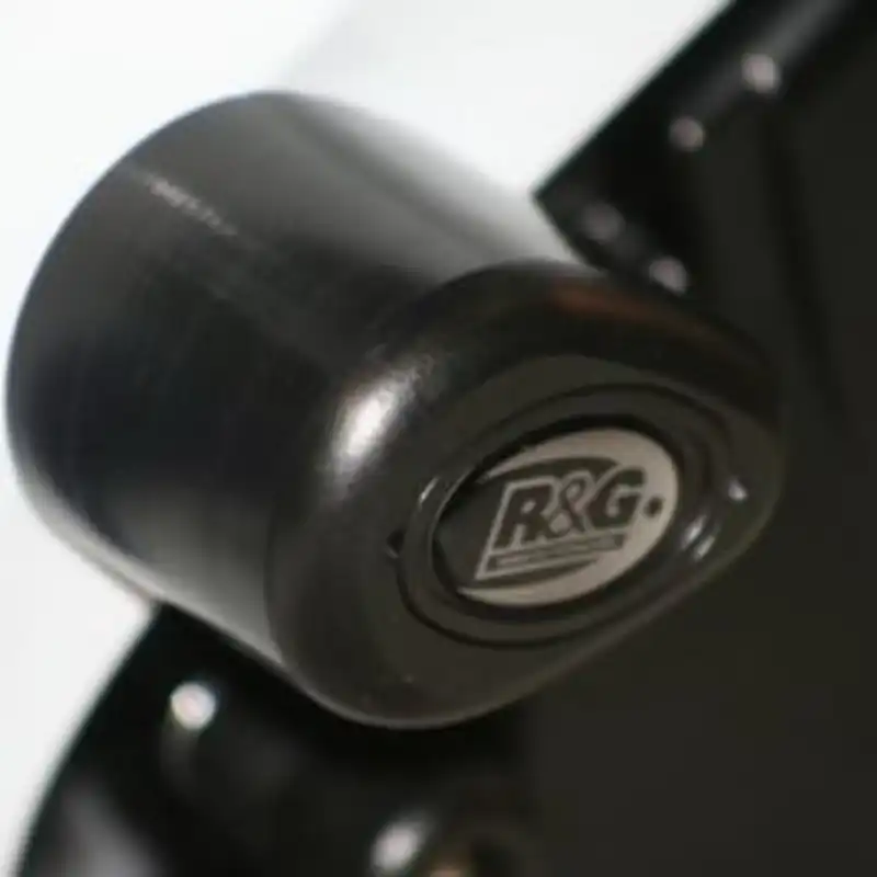 RD Moto Crash Sliders PHV2 Bianco/Verde Per Suzuki GSX600F/GSX750F (1998-2005) - Kit Protezioni Telaio Con Tappi Anodizzati