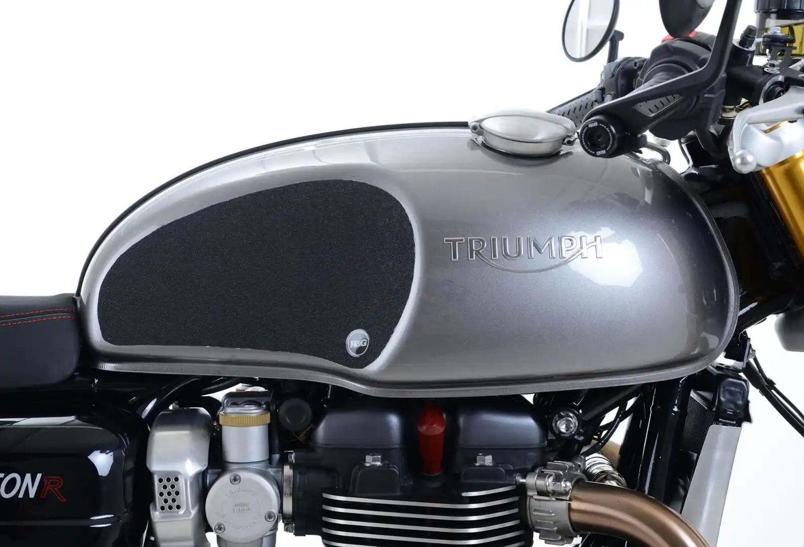 R&G Tank Traction Grips for Triumph Thruxton 1200 R '16- (EZRG809)