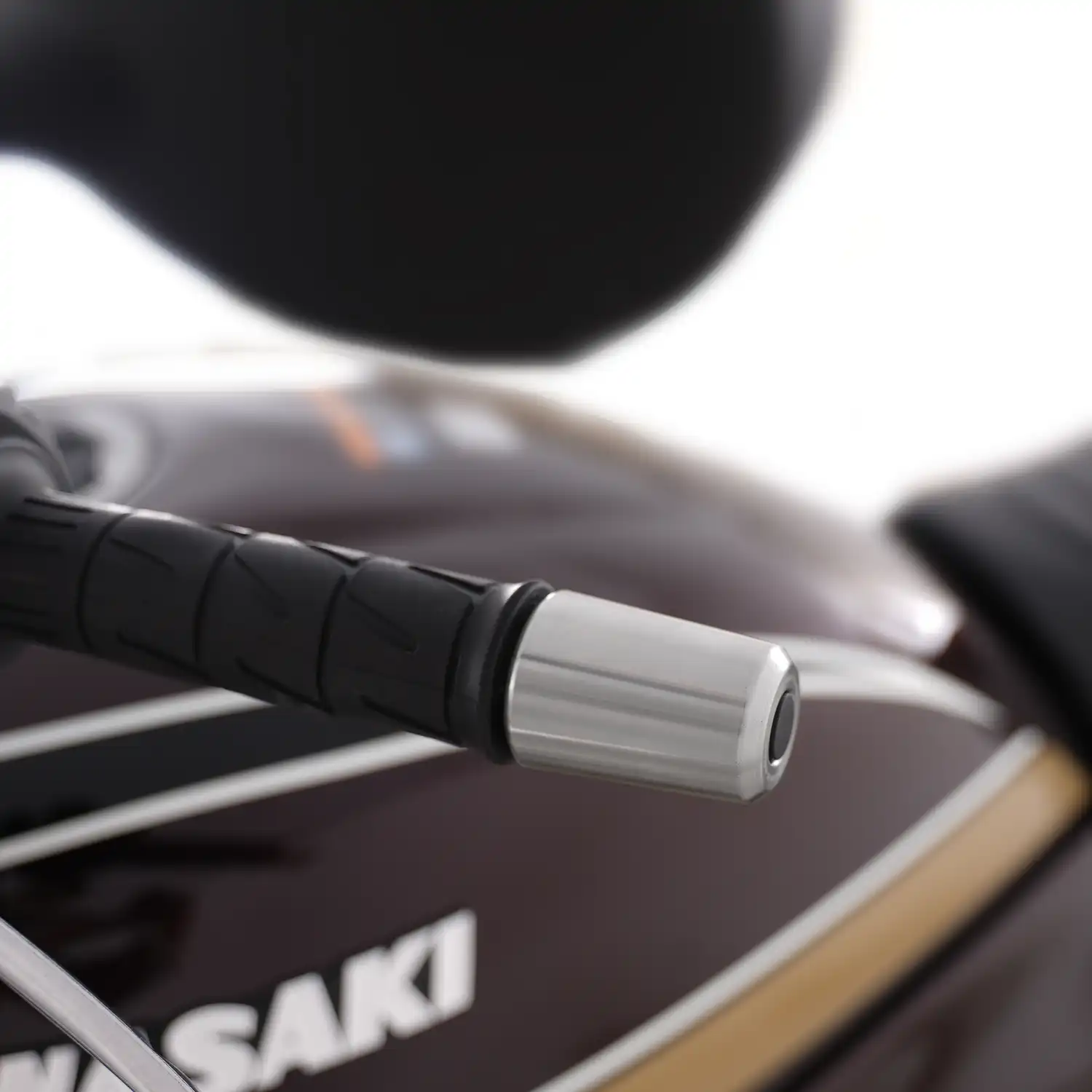 R&G Stainless Steel Bar Ends for Kawasaki Z900RS '18-, Z900 '17
