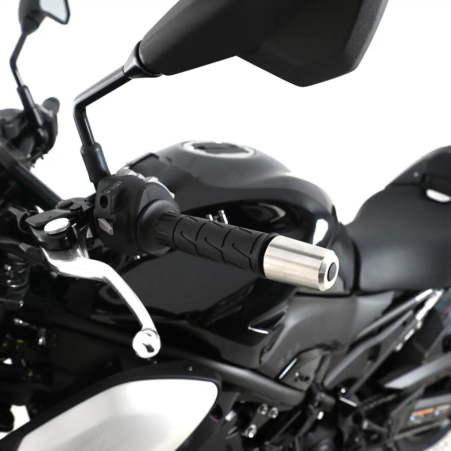 VERSUSバービー R&G Stainless Steel Bar Ends for Kawasaki Z900RS '18-, Z900 '17