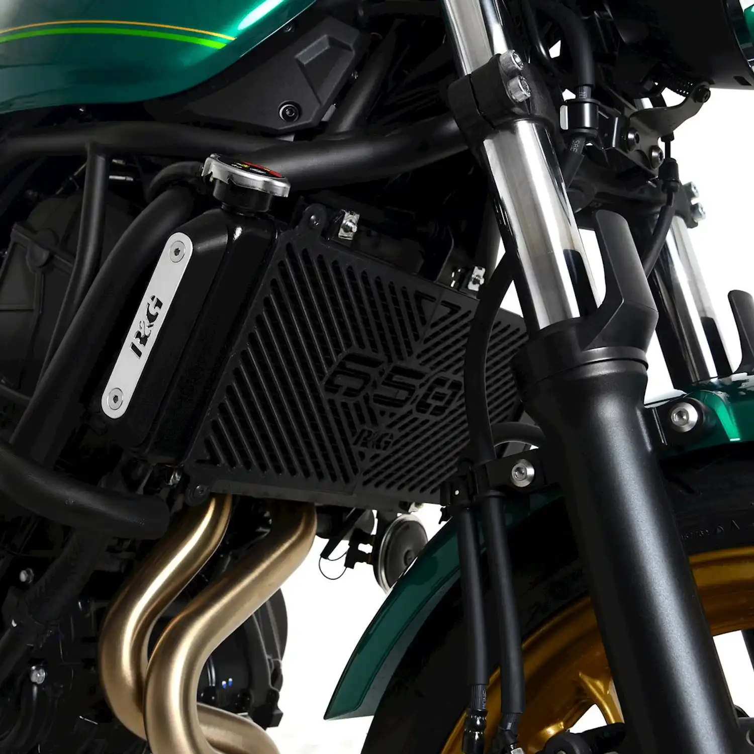 Branded Radiator Guard For Kawasaki Z650 S ‘26-, Z650 ’17- / Z650RS ’21 ...