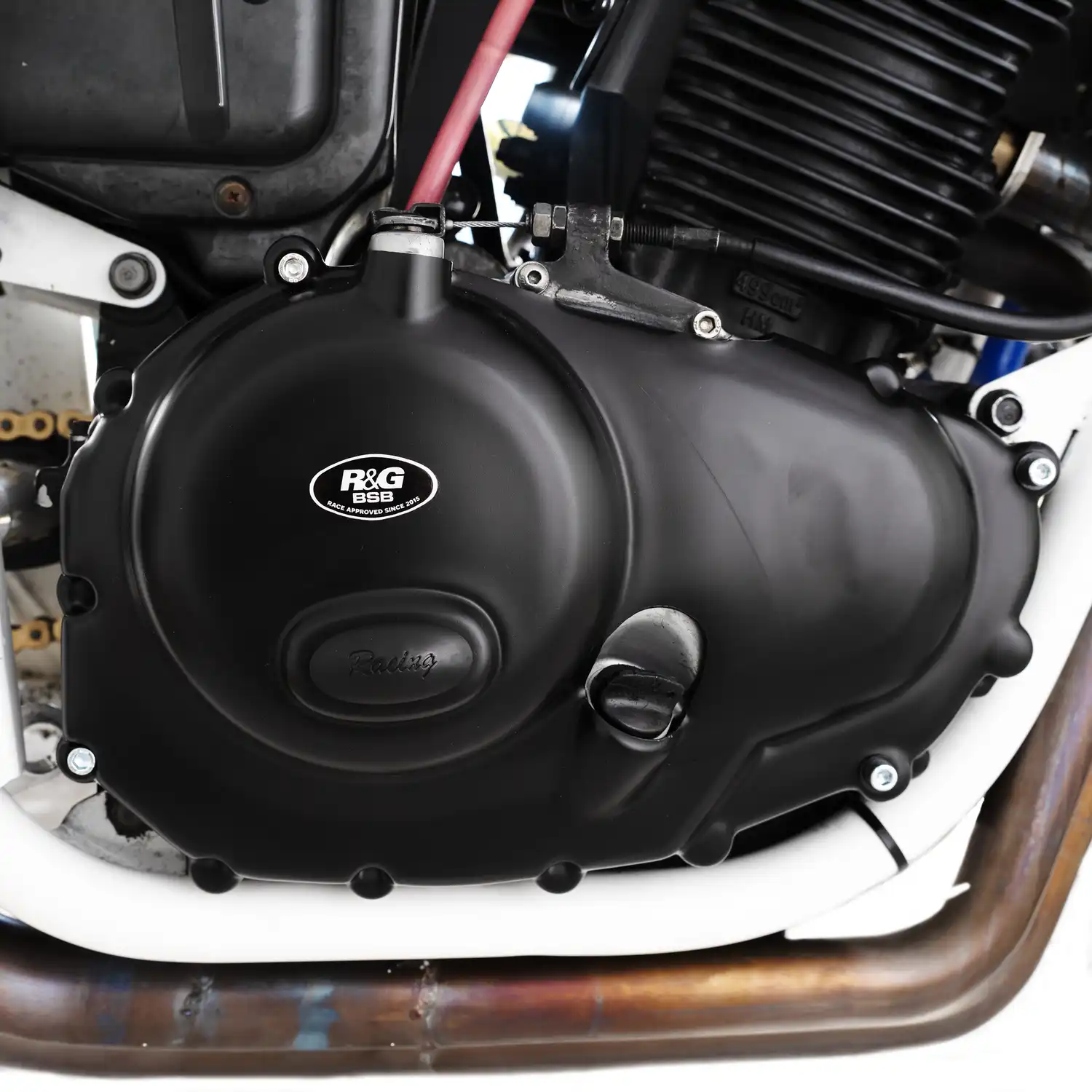 CB500T ポイントカバー ポイントケース used 120528YW Engine Case Cover Kit (2pc) for Honda CB500 '93 -'03