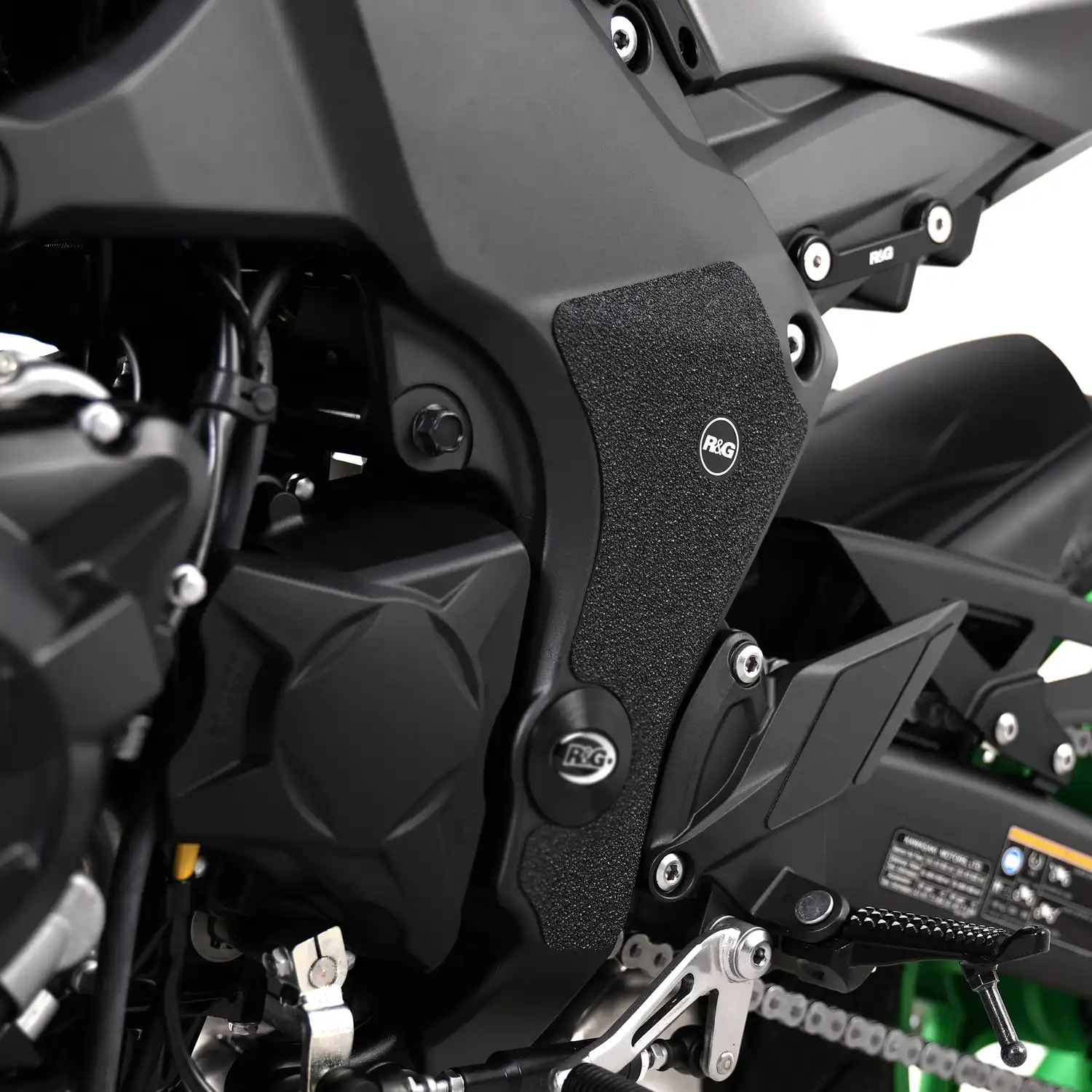 パーツ rgr R&G Boot Guard Kit for Kawasaki Z1100 '26-, Z1000SX '11-'19