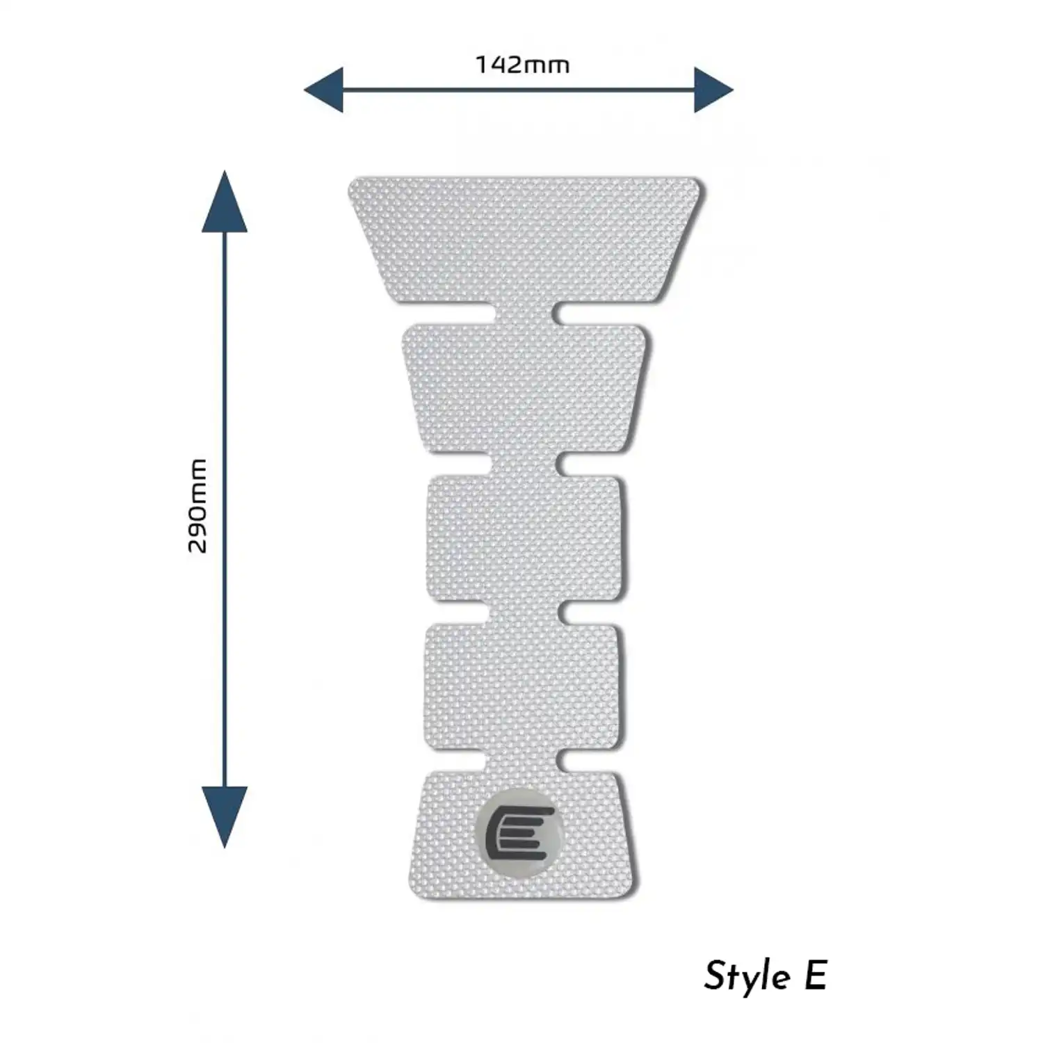 Eazi-Grip Centre Tank Pad Design D - PRO Black (PROCENTREPADDBL) main image 1