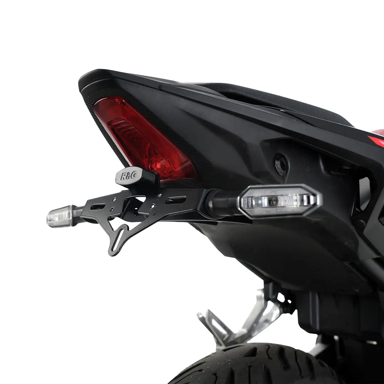 R&G Tail Tidy License Plate Relocator For Honda CB500X (2013-2021) - Black