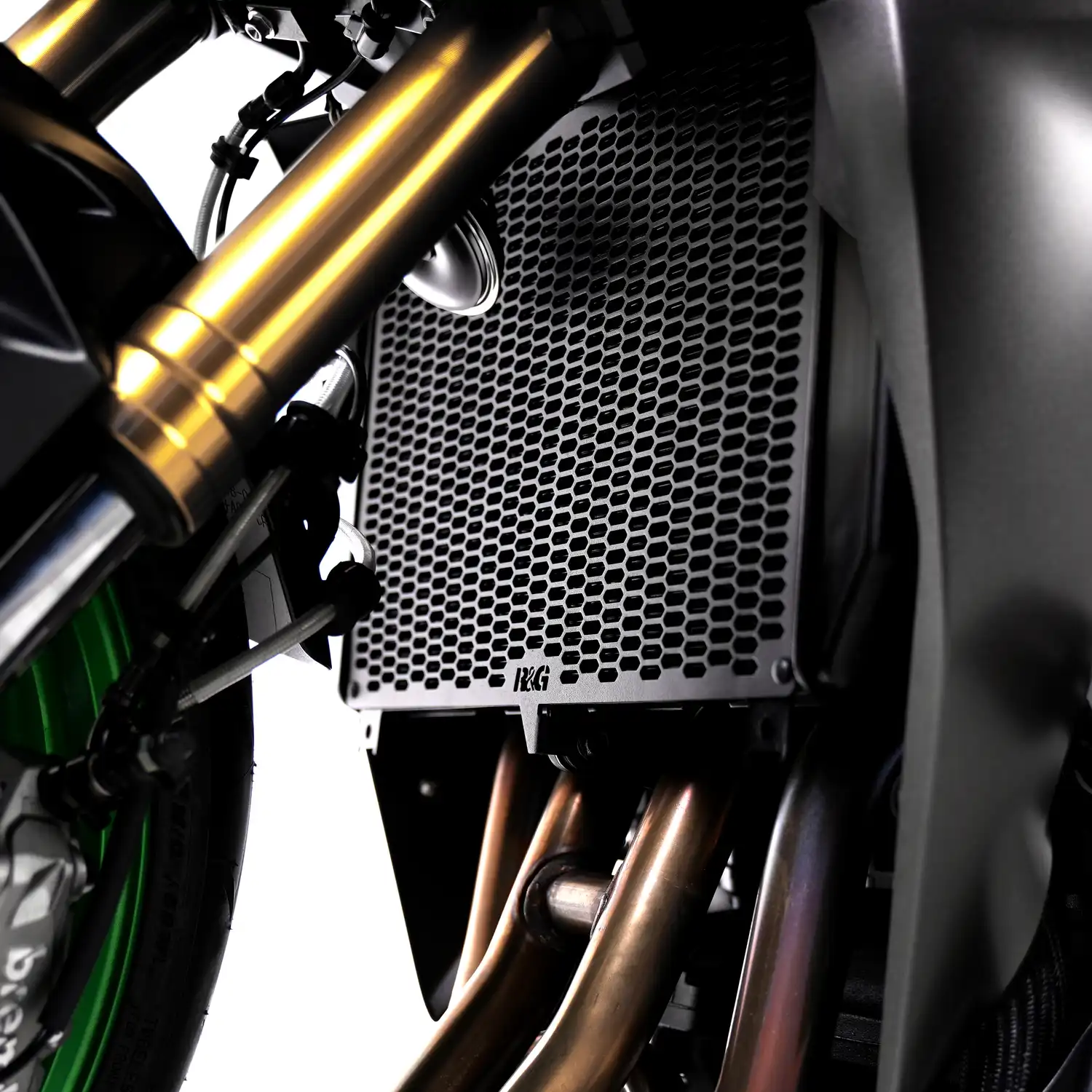 PRO Radiator Guard for Kawasaki Z1100 '26-, Z1000R '17-'20, Z1000SX '11 ...