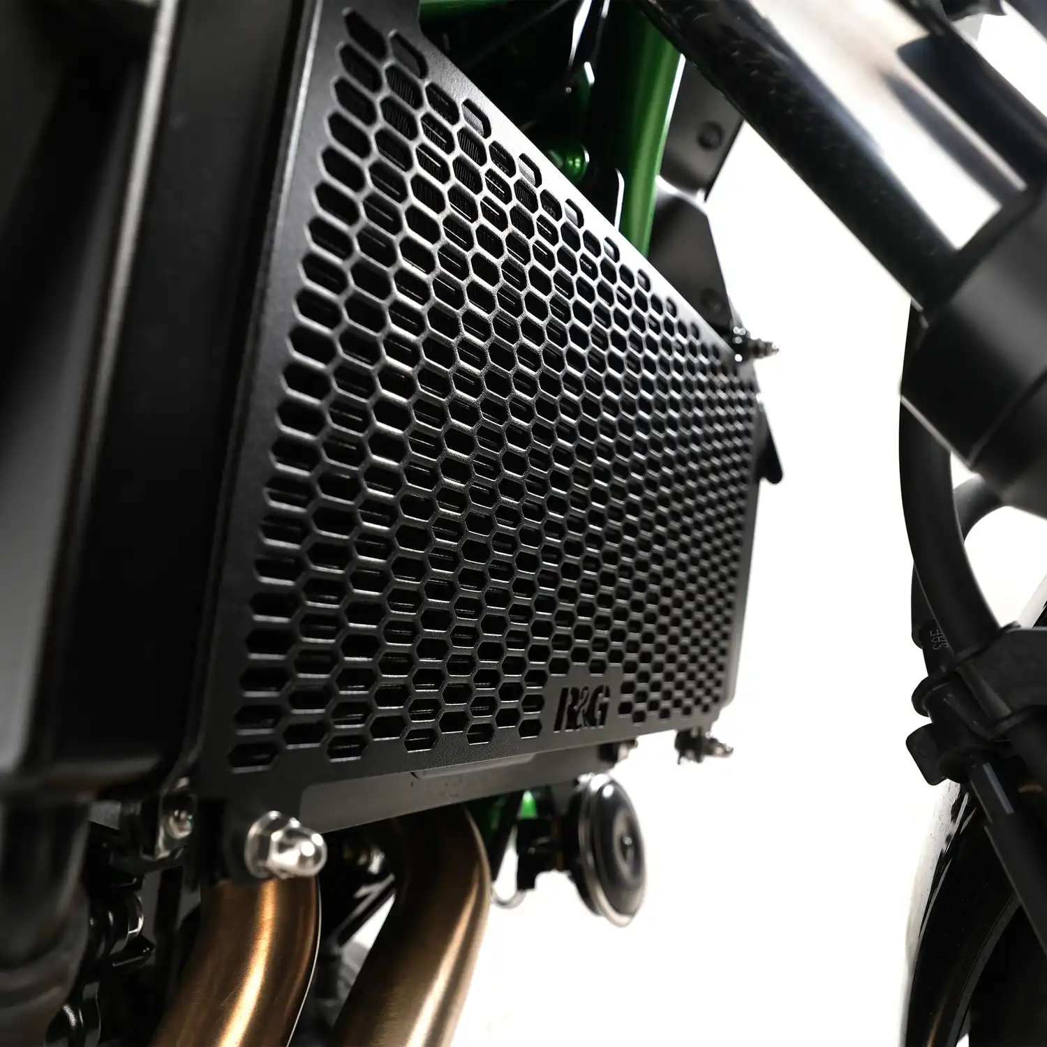 Grille De Radiateur En Aluminium Pour Kawasaki Z650RS / Z650 (2017-2024) - Installation Facile, Couleur Verte