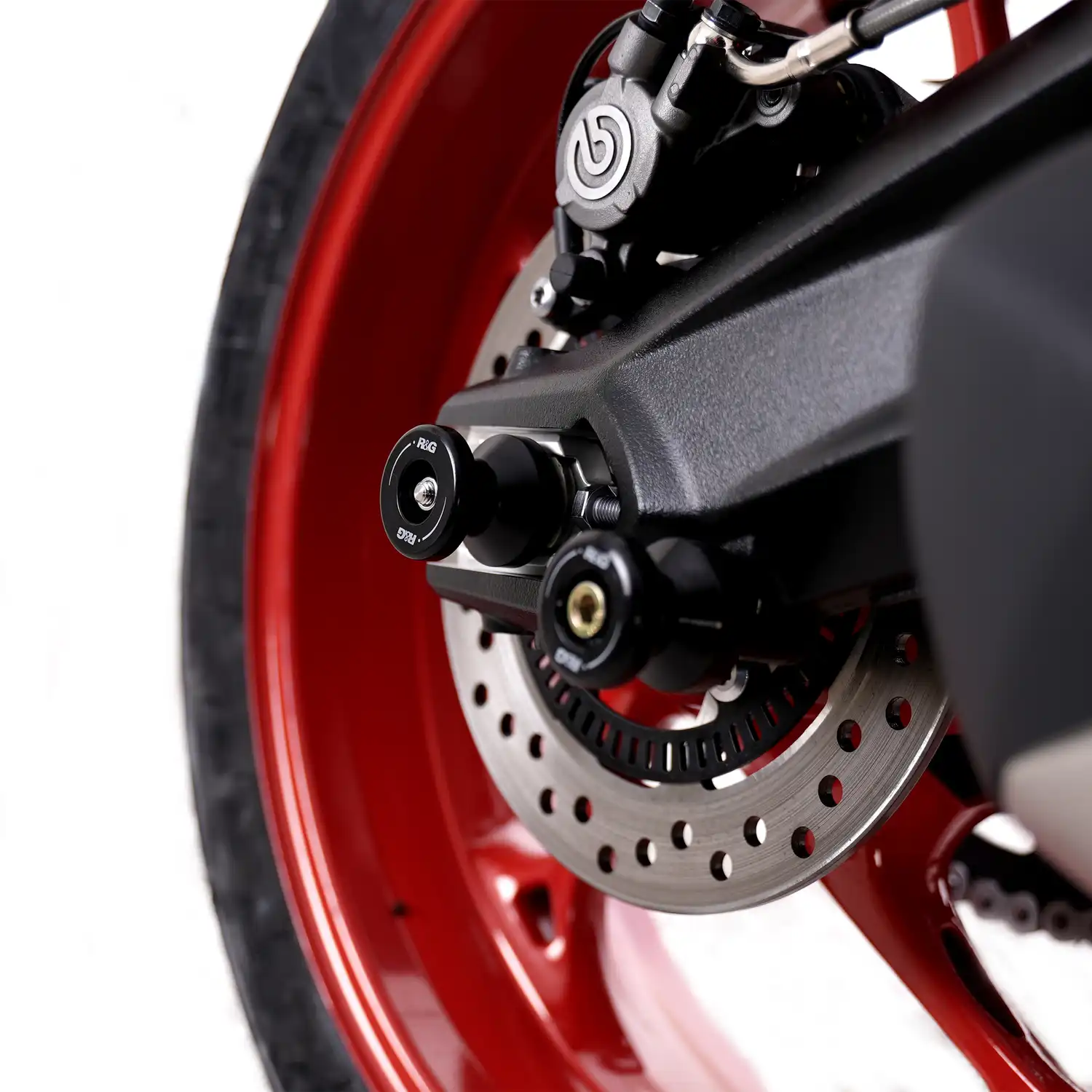 Spindle Sliders for Triumph Street Triple 660 S '17-'22, Daytona