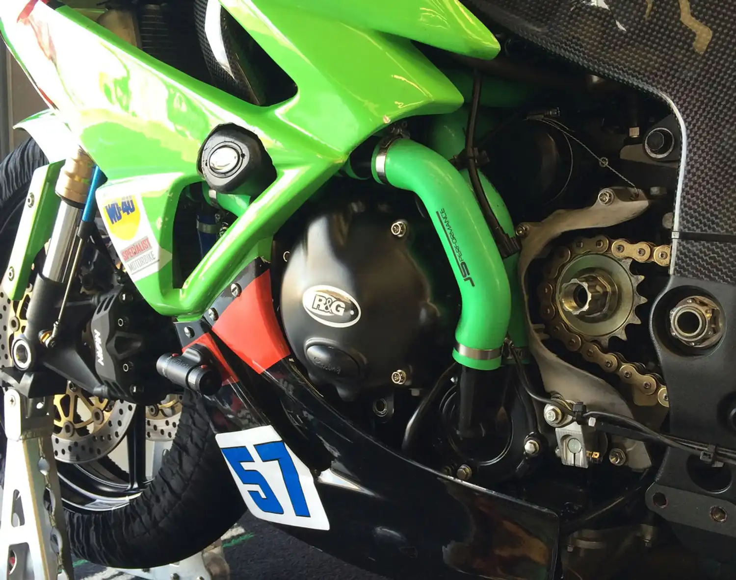 07 and Up Kawasaki ZX-6R Engine Case Saver