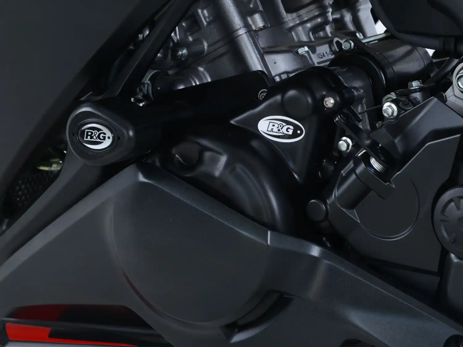 R G Engine Case Cover Honda CBR250RR LHS ECC0237BK