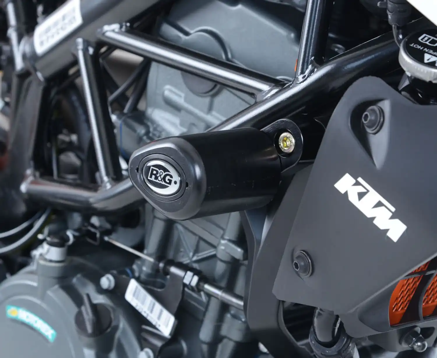 Protezione Motore GP Kompozit Paramotore Per KTM Duke 125/200/250/390 2024-2025 - In Ferro, Nero, Made In Turchia Accessori Moto Ktm - 3