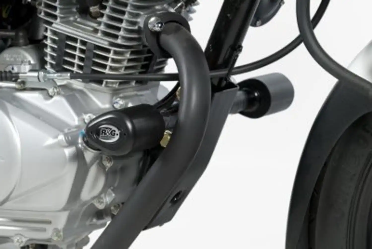 Honda CBF125 ('09-'16) - Aero Style Crash Protectors CP0318 スコーピオン CBF 125 Factory オーバルフルシステム Carbon Fibre Sleeve Honda CBF 125 2008-2…