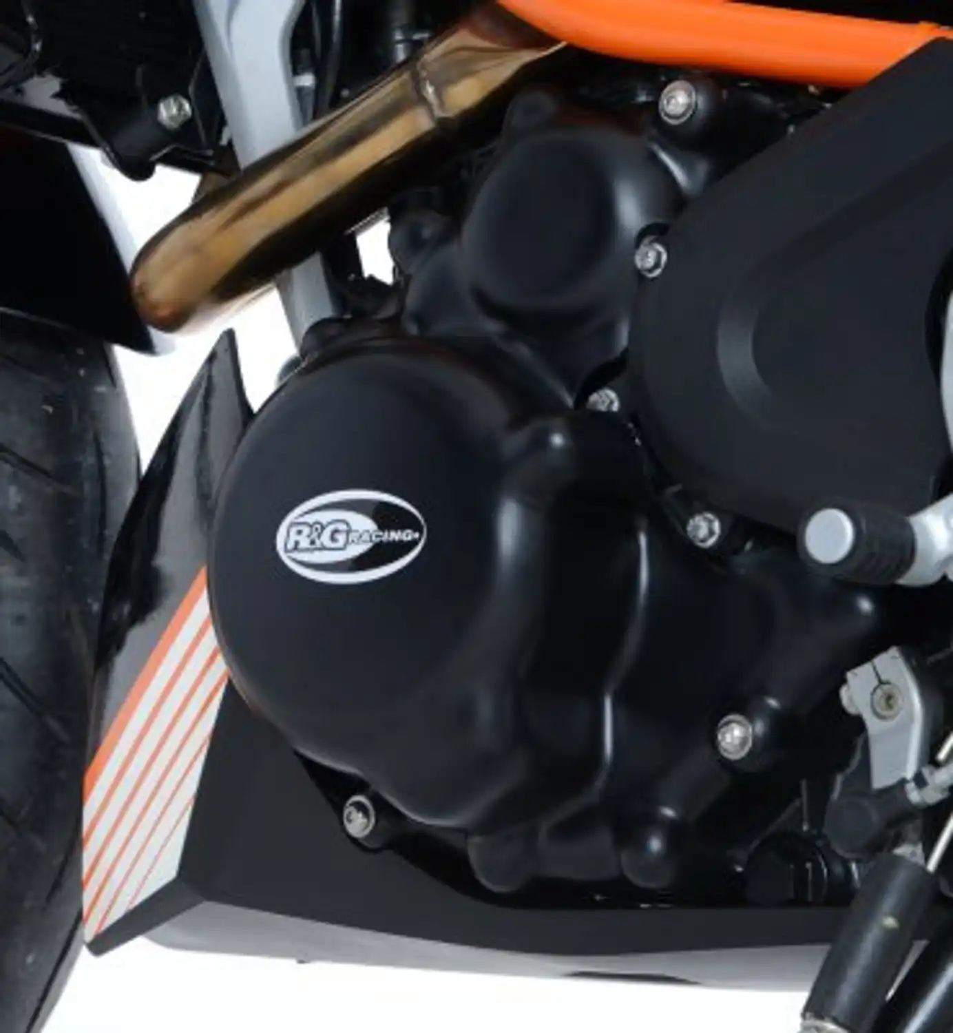 R G Engine Case Covers for KTM 390 DUKE 13 15 ECC0164BK