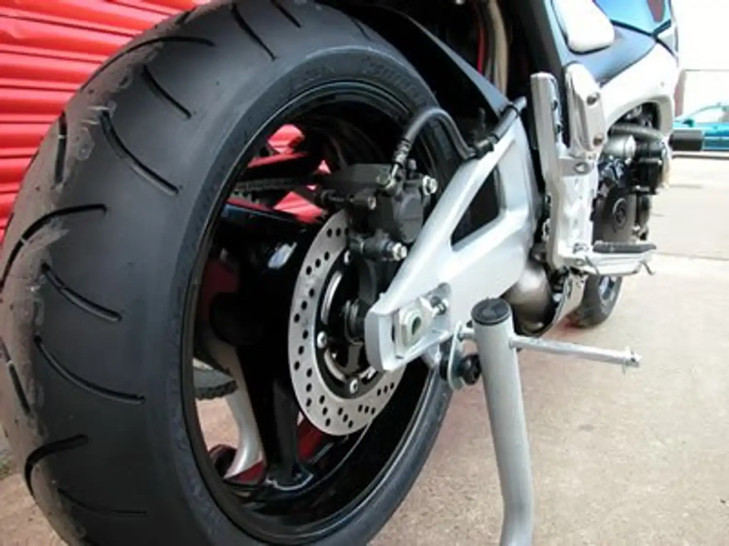 MISKYN Cadre De Protection Anti-Chute Moto - Carénage Coulissant Rouge Pour Suzuki GSR400 GSR600 GSR750