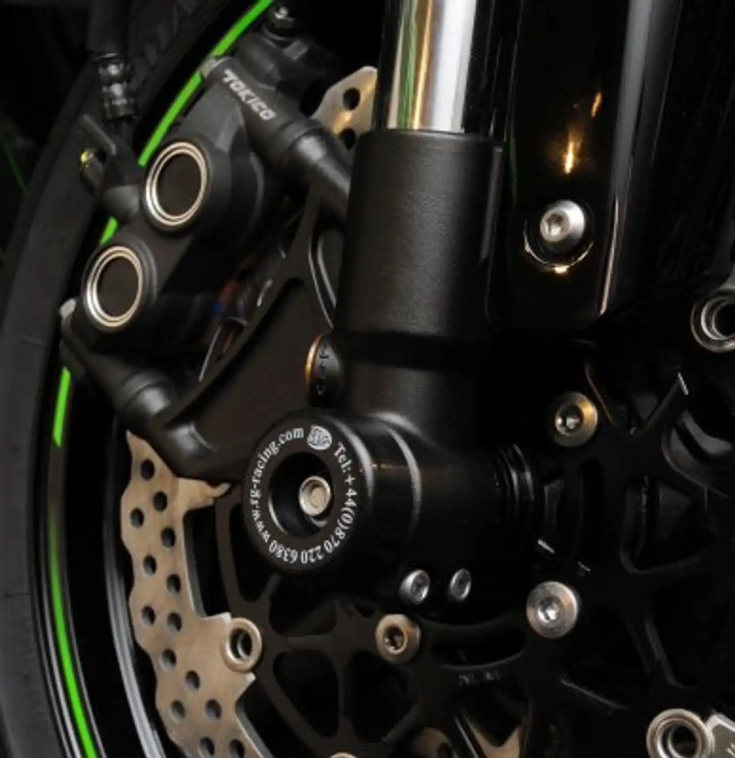 Kawasaki ZX10-R Fork Protectors FP0081BK