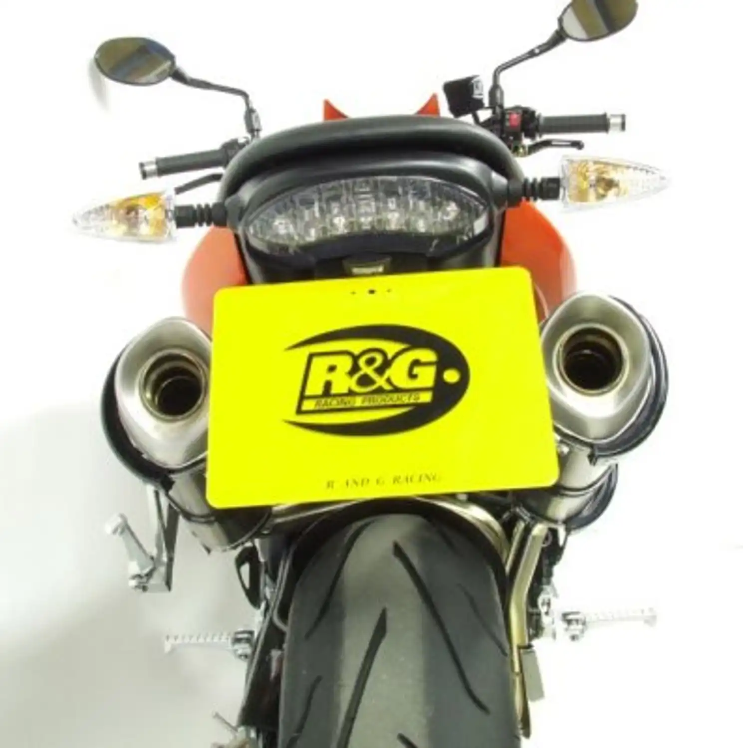 Triumph Speed Triple 1050 515nj R&G Tail Tidy Für Triumph Speed Triple ( 2011–2015) – Kennzeichenhalter, Schwarz, LP0099BK