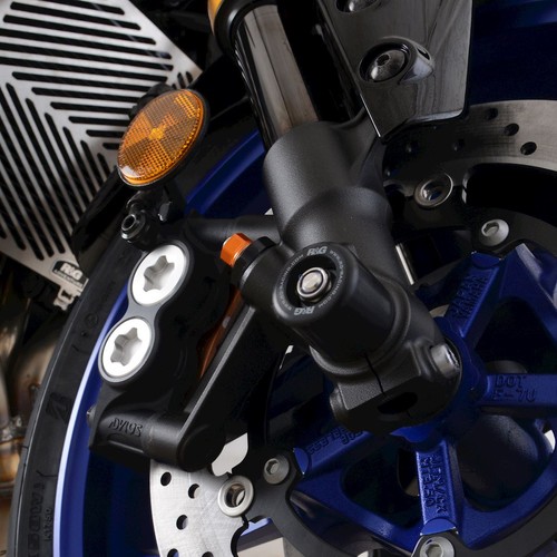 R&G Racing Fork Protectors for the Yamaha MT-09 2013-2019 FP0149BK BLACK FZ-09