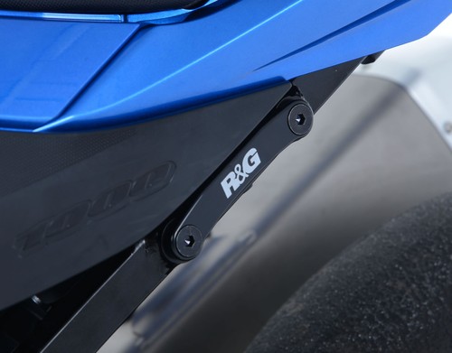 R&G Rear Foot Rest Blanking Plates fits Suzuki GSR750 2016
