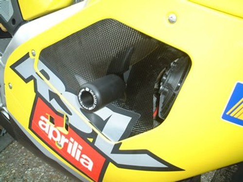 R&G Black Cotton Reels for Aprilia RSV 1000 Mille 98-03 